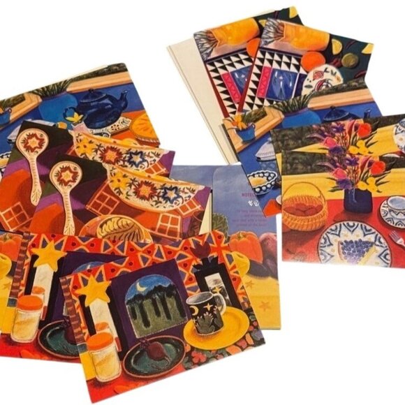 Mollie Katzens Vegetable Heaven Recipe Notecards Set Of 10 With Envelopes - Picture 3 of 5